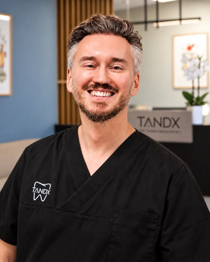 Arian Ismajli, Klinikchef och tandläkare på Tandx i Kinna